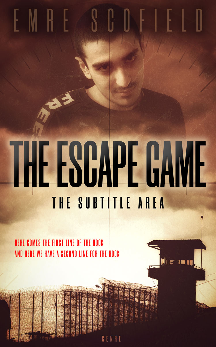 2D view of Premade Mystery & Thriller & Suspense Book Cover - Cork