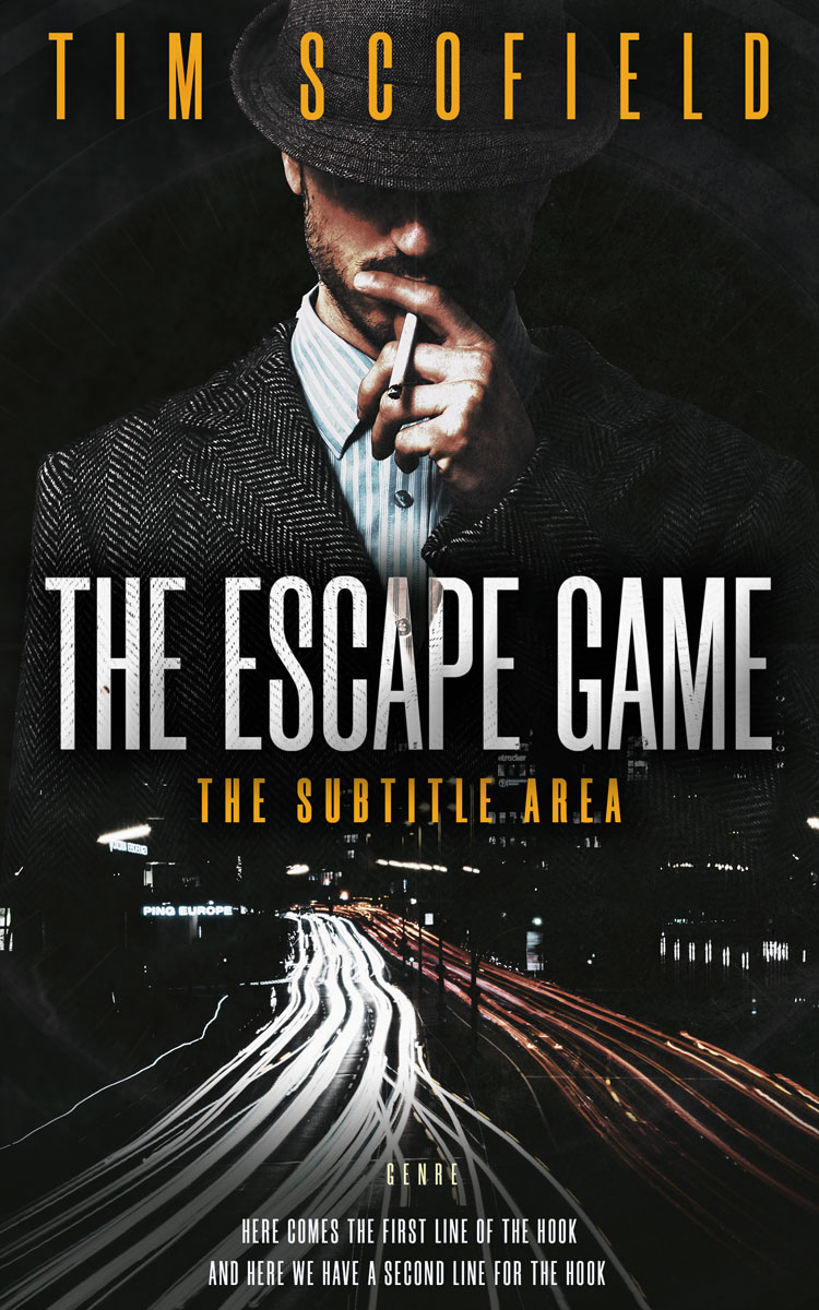 2D view of Premade Mystery & Thriller & Suspense Book Cover - Heavy Metal