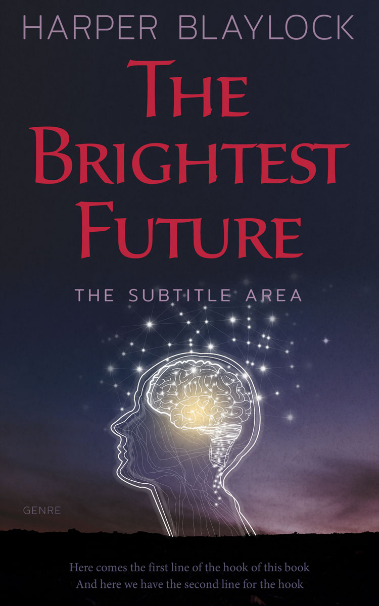 2D view of Premade Self-Improvement & Self-Help Book Cover - Steel Gray