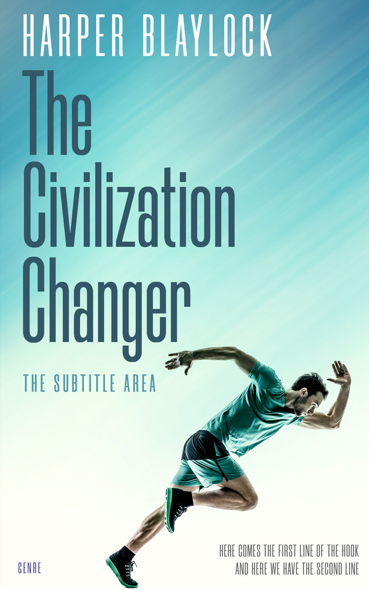 2D view of Premade Sports & Fitness Book Cover - Iceberg