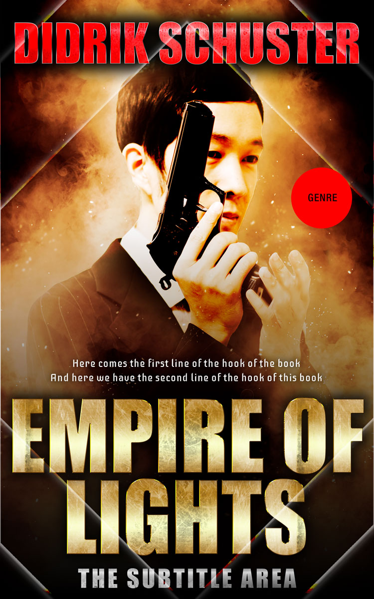 2D view of Premade Mystery & Thriller & Suspense Book Cover - Tussock