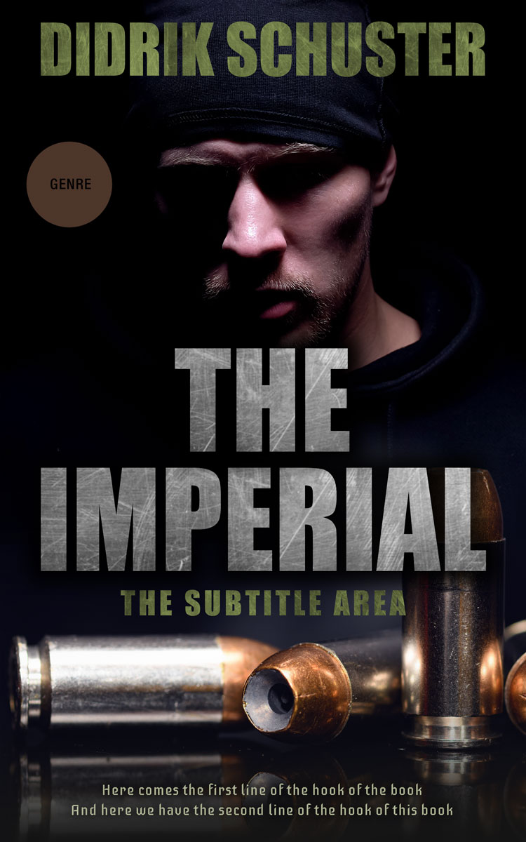 2D view of Premade Mystery & Thriller & Suspense Book Cover - Woodsmoke