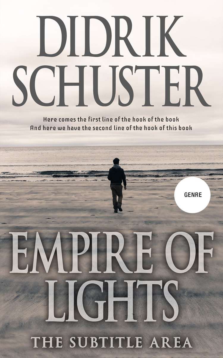 2D view of Premade Mystery & Thriller & Suspense Book Cover - Swirl