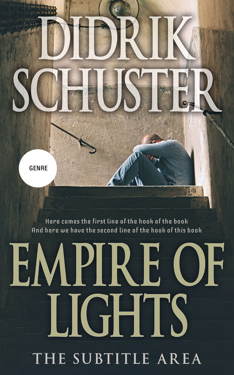 2D view of Premade Mystery & Thriller & Suspense Book Cover - Bison Hide