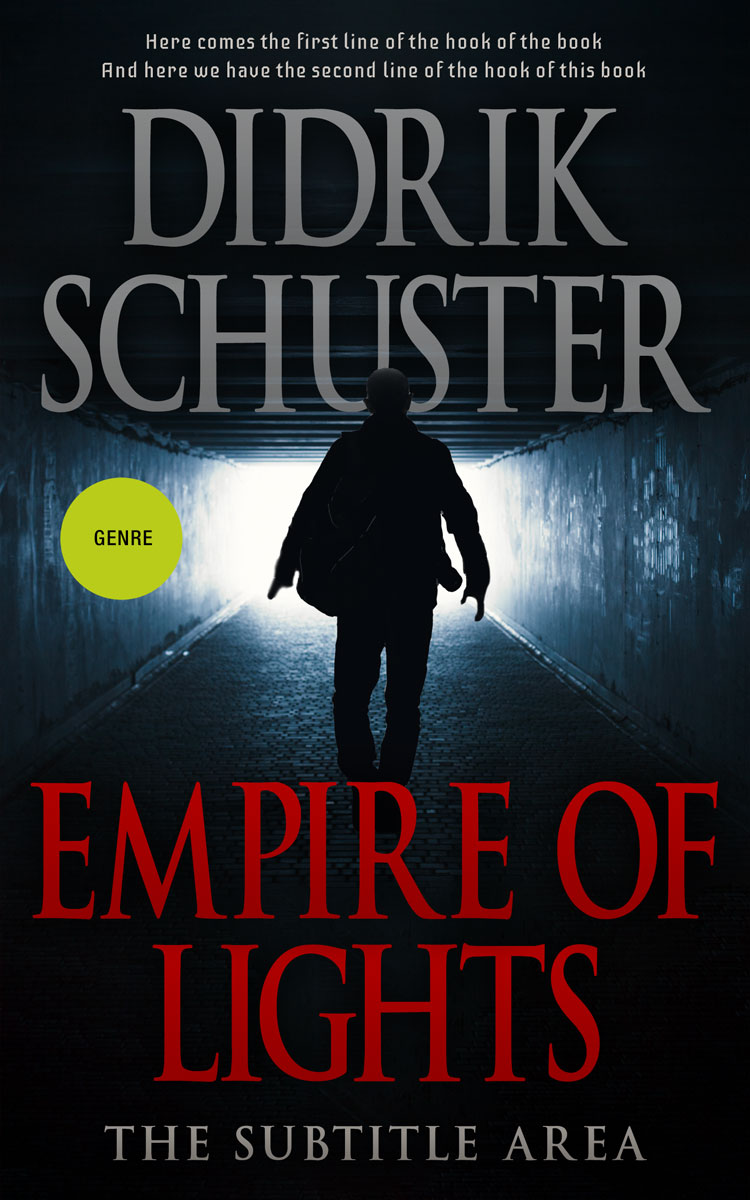 2D view of Premade Mystery & Thriller & Suspense Book Cover - Bunker