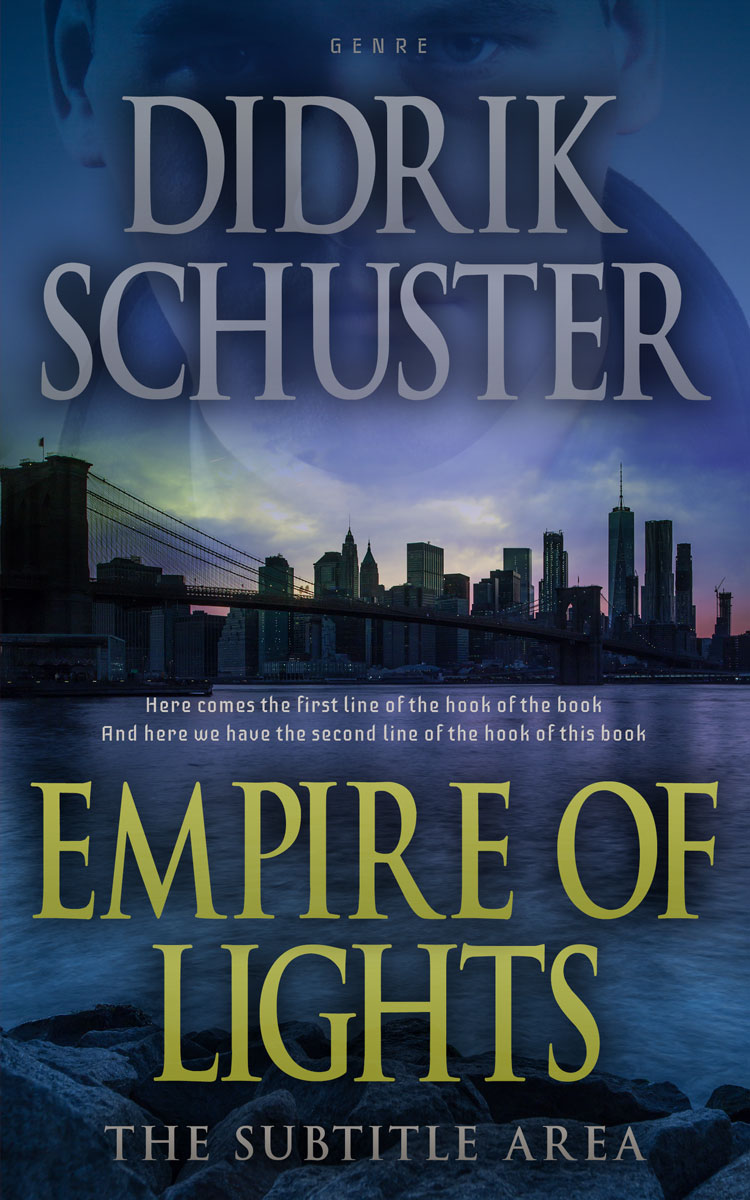 2D view of Premade Mystery & Thriller & Suspense Book Cover - Cloud Burst