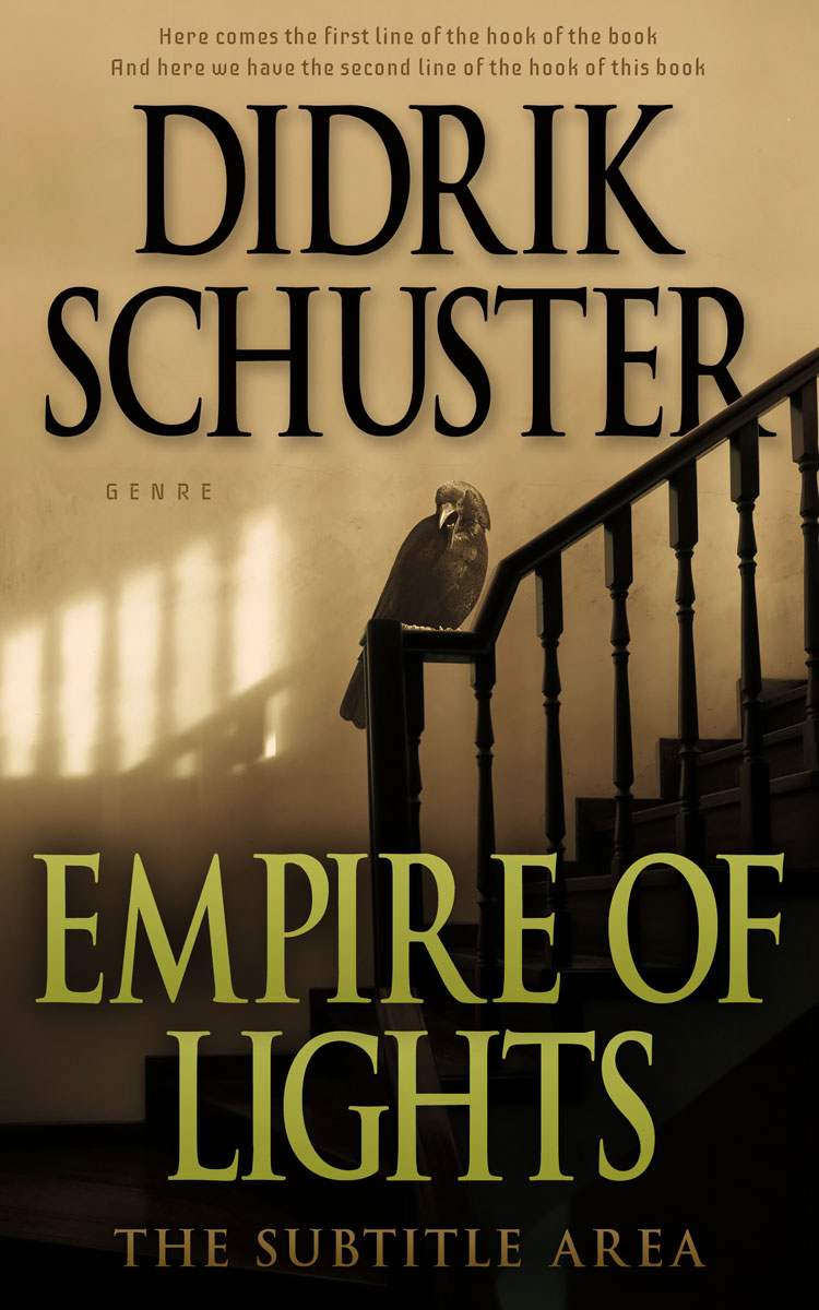 2D view of Premade Mystery & Thriller & Suspense Book Cover - Teak