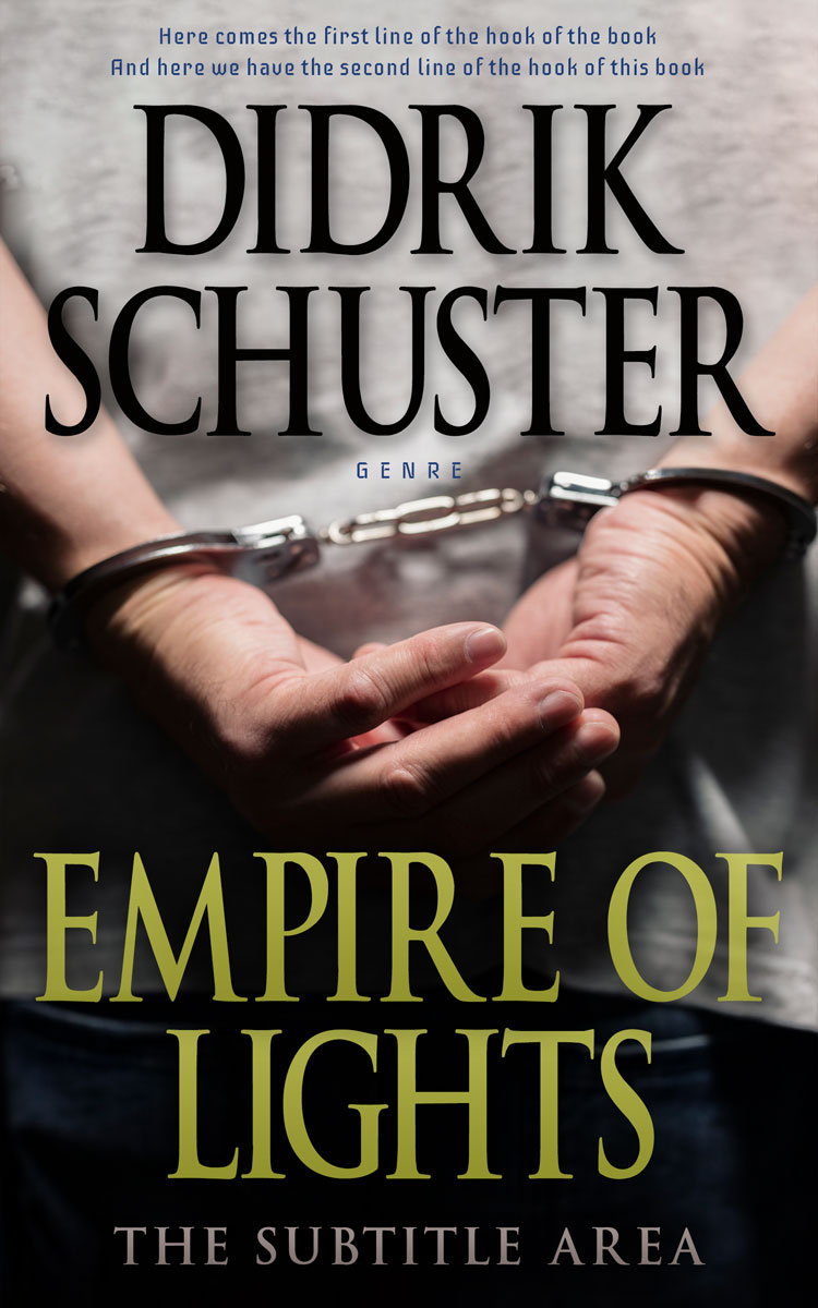 2D view of Premade Mystery & Thriller & Suspense Book Cover - Cod Gray