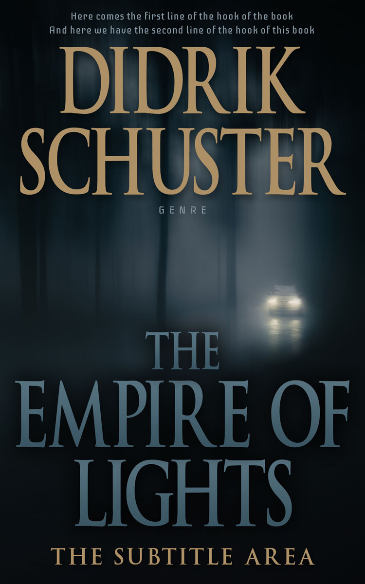 2D view of Premade Mystery & Thriller & Suspense Book Cover - Bunker