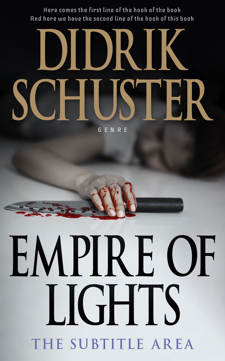 2D view of Premade Mystery & Thriller & Suspense Book Cover - Iron