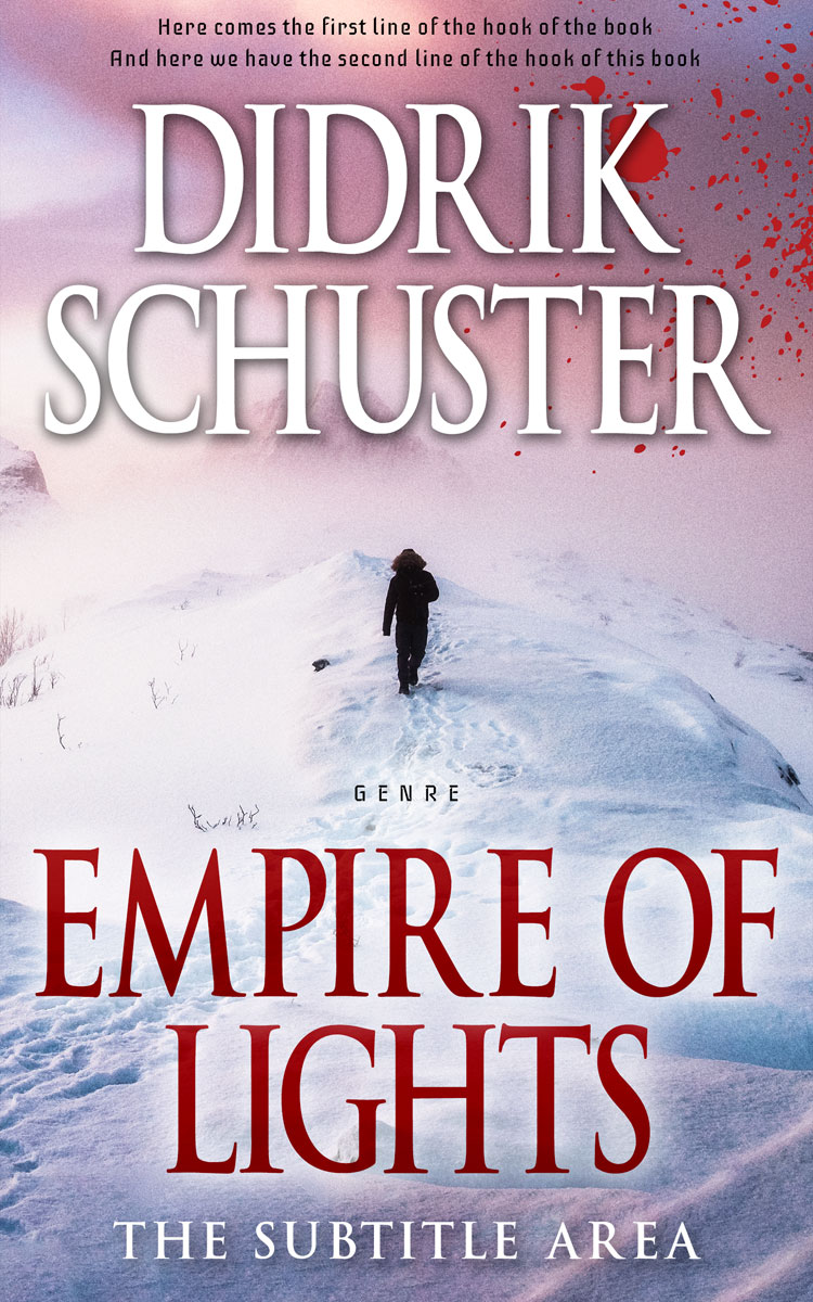 2D view of Premade Mystery & Thriller & Suspense Book Cover - Gray Suit