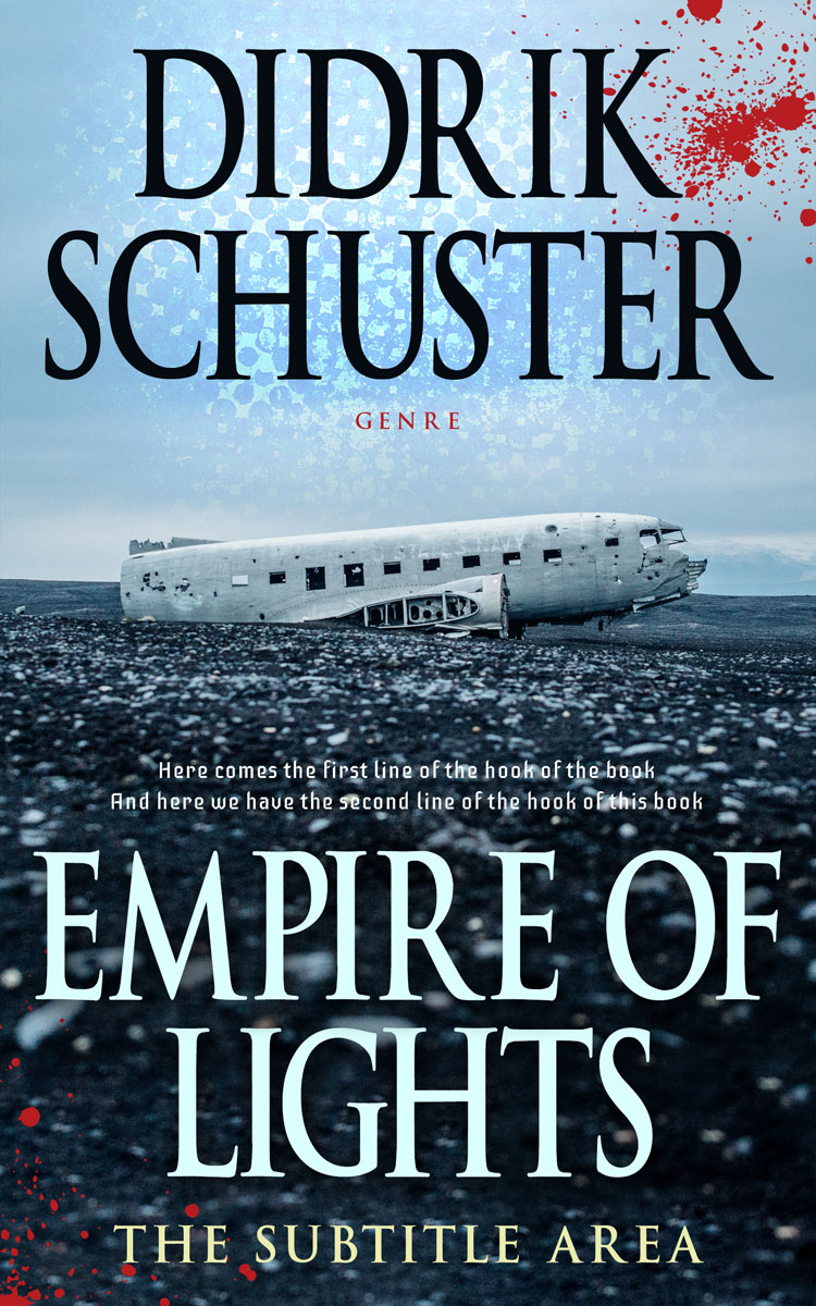 2D view of Premade Mystery & Thriller & Suspense Book Cover - Ziggurat