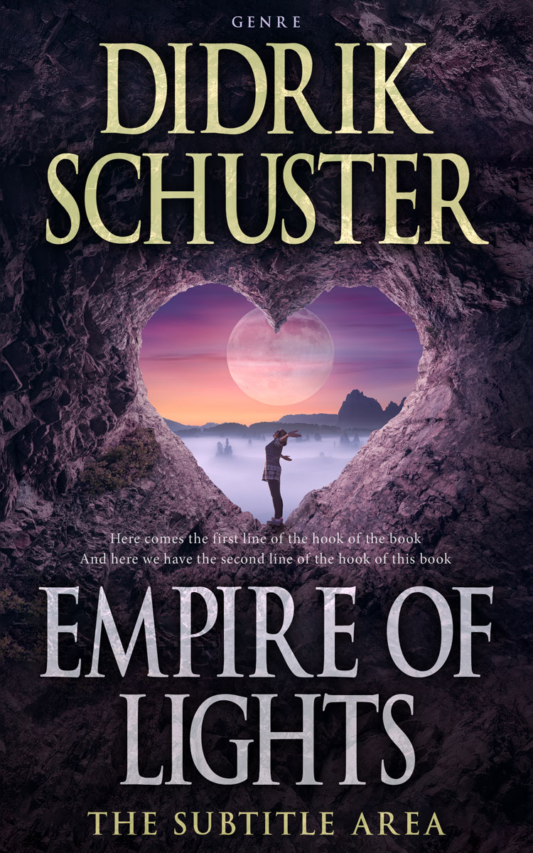 2D view of Premade Romance Book Cover - Cold Turkey