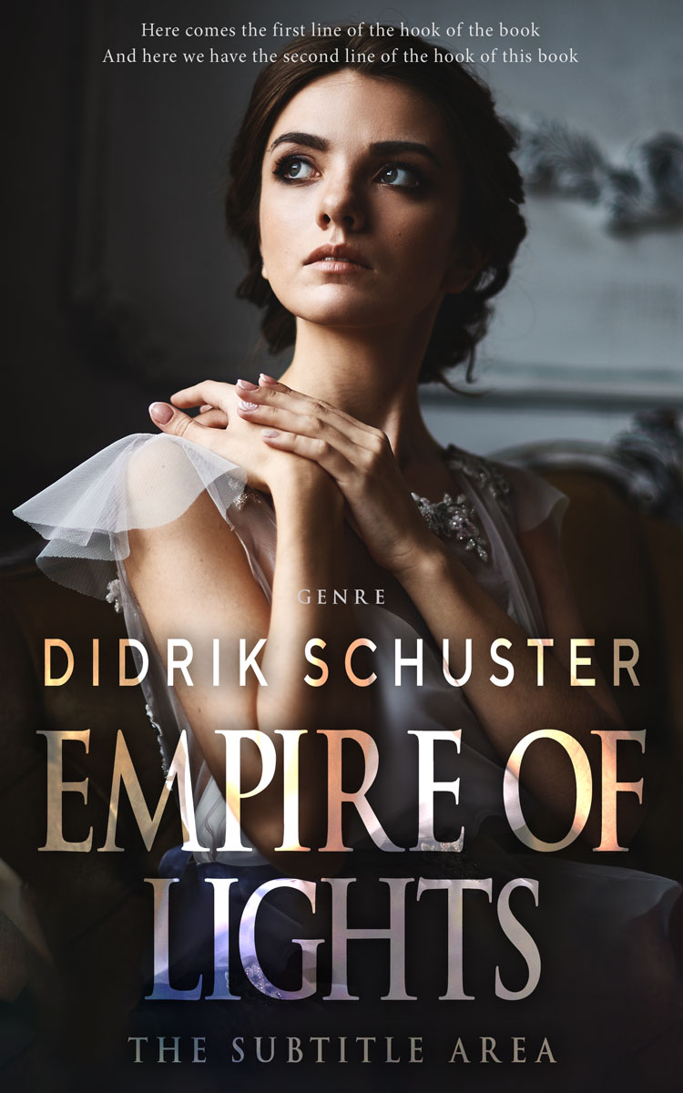 2D view of Premade Romance Book Cover - Dune