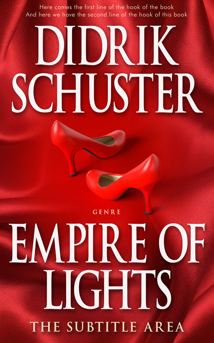 2D view of Premade Chick Lit Book Cover - Tamarillo