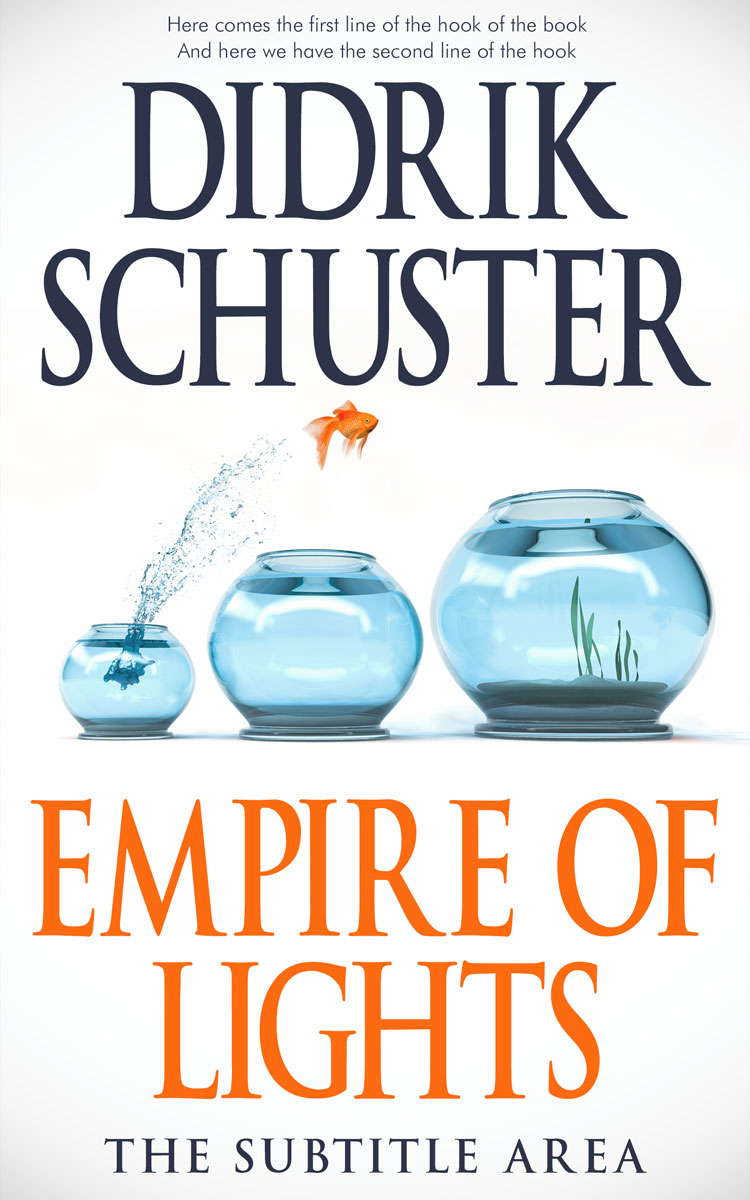 2D view of Premade Business Book Cover - Fiord