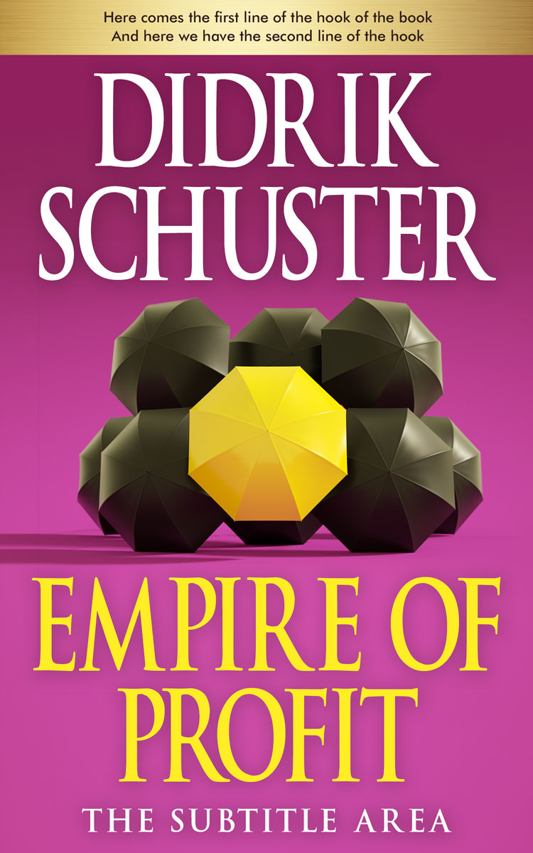 2D view of Premade Business Book Cover - Royal Heath