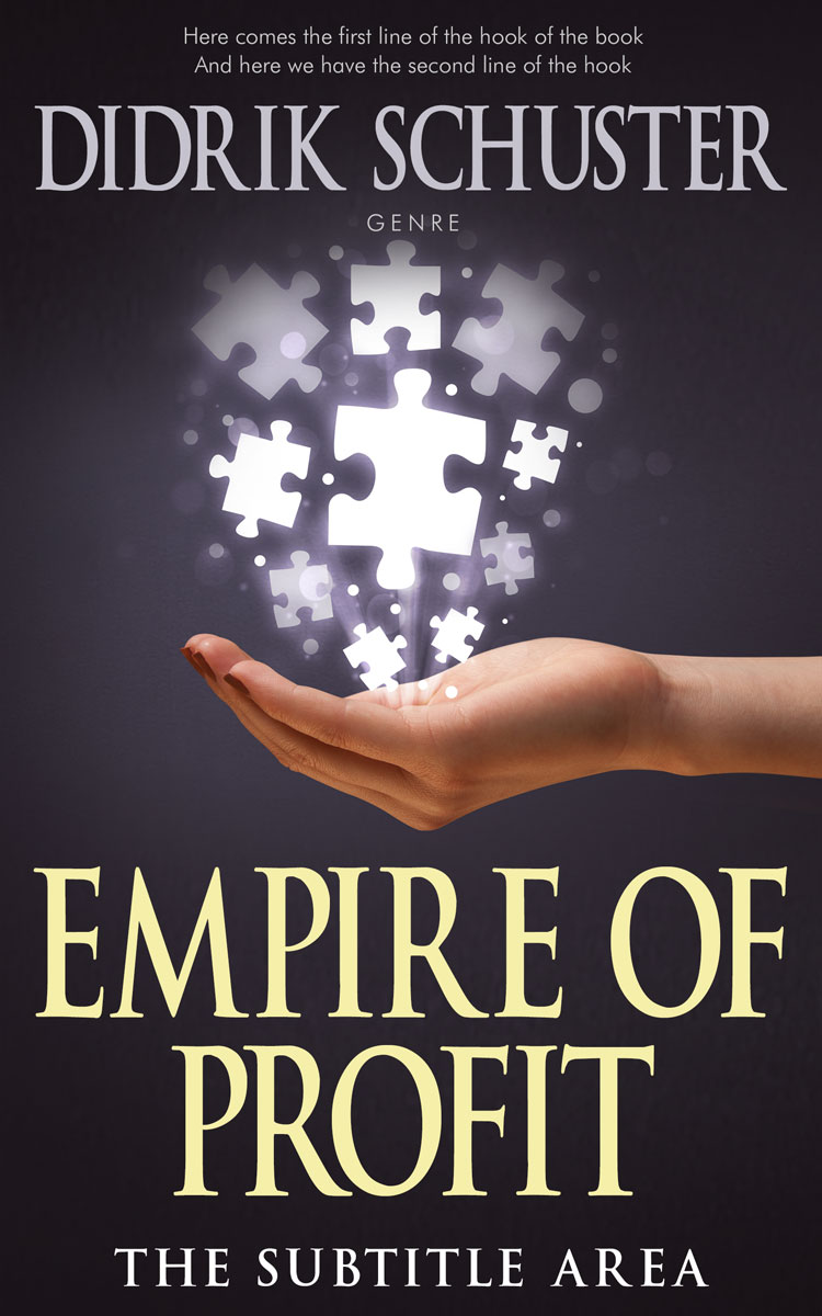 2D view of Premade Self-Improvement & Self-Help Book Cover - Baltic Sea