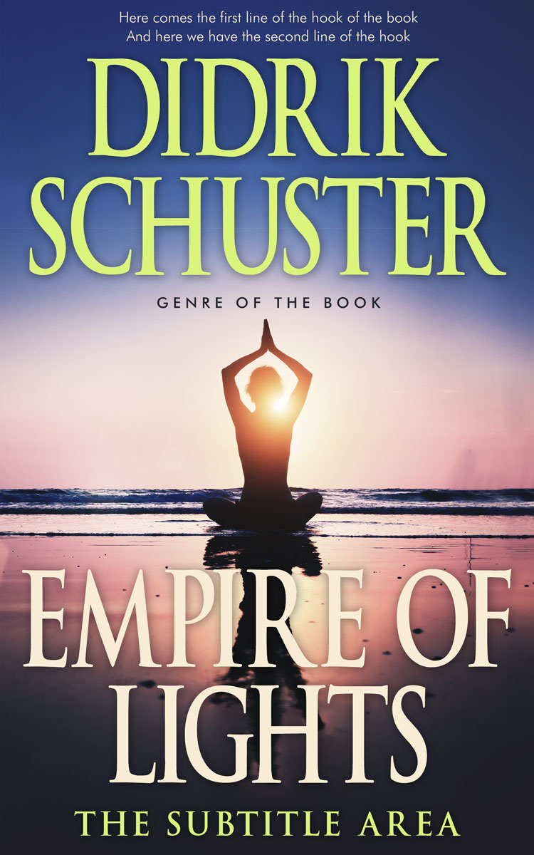 2D view of Premade Religion & Spirituality Book Cover - Grain Brown