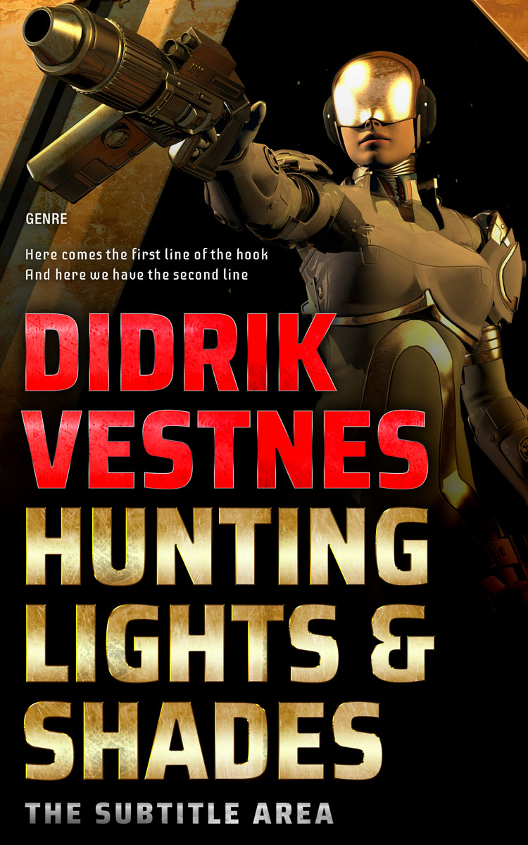 2D view of Premade Science Fiction Book Cover - Eternity