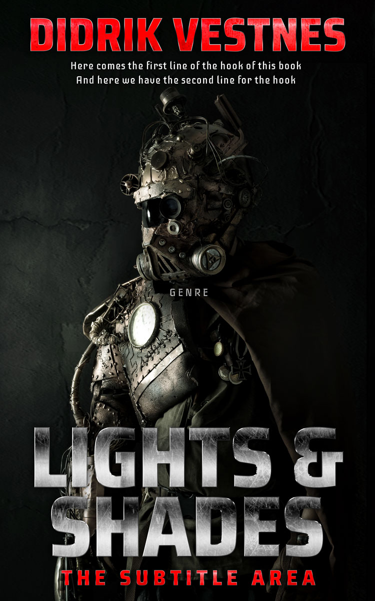 2D view of Premade Apocalyptica Book Cover - Log Cabin