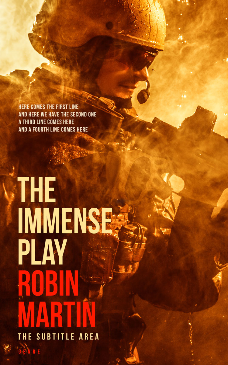 2D view of Premade Science Fiction Book Cover - Kenyan Copper