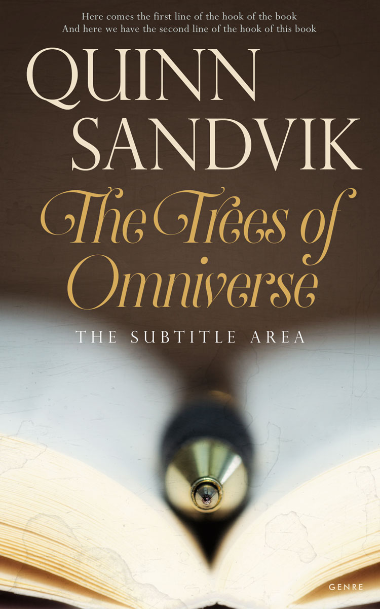 2D view of Premade Literary Fiction Book Cover - Satin Linen