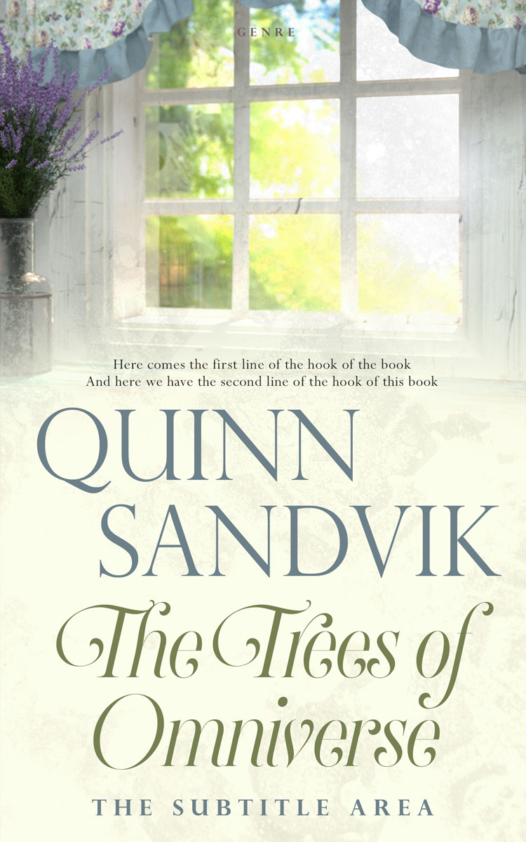 2D view of Premade Romance Book Cover - White Rock