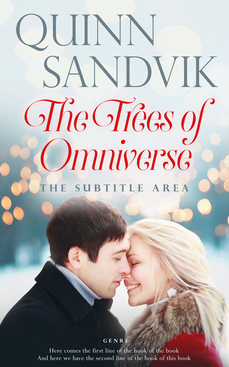 2D view of Premade Romance Book Cover - Outer Space