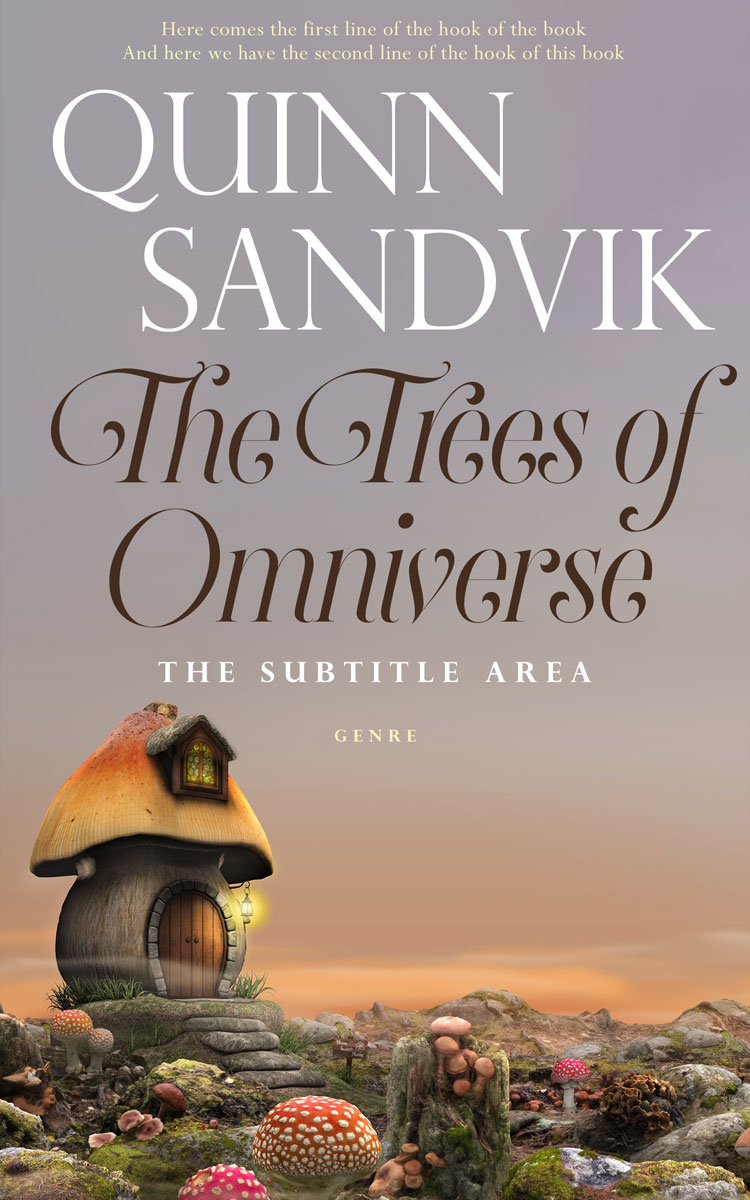 2D view of Premade Fantasy Book Cover - Del Rio