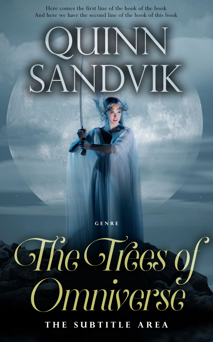 2D view of Premade Fantasy Book Cover - Cutty Sark