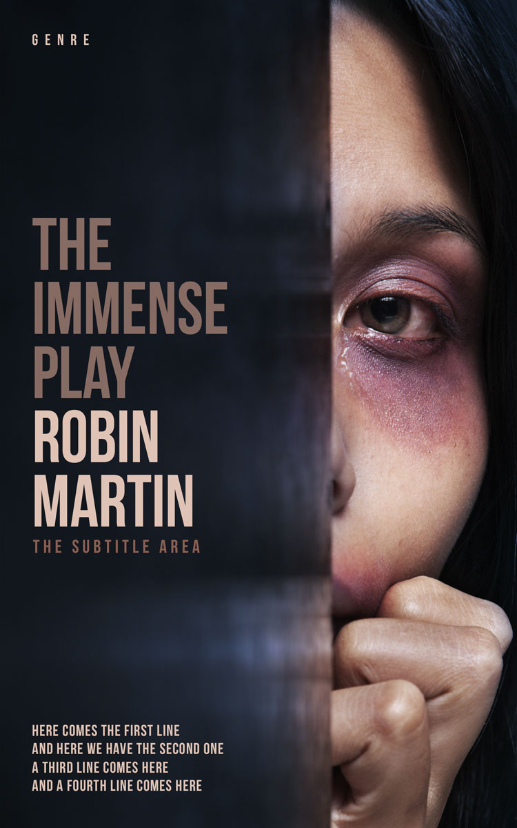 2D view of Premade Mystery & Thriller & Suspense Book Cover - Quicksand