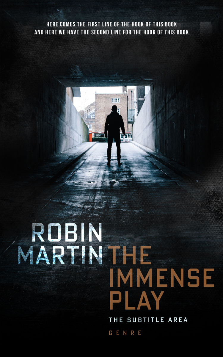 2D view of Premade Mystery & Thriller & Suspense Book Cover - Woodsmoke