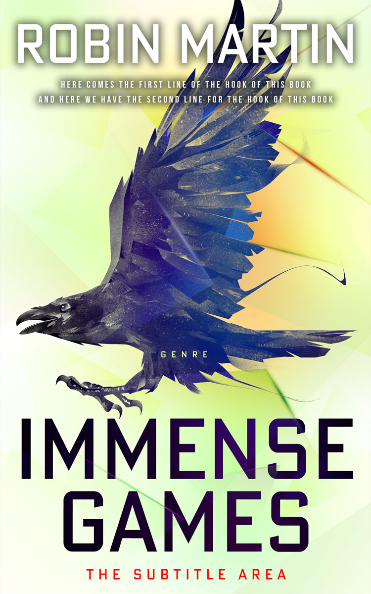 2D view of Premade Mystery & Thriller & Suspense Book Cover - Rhino