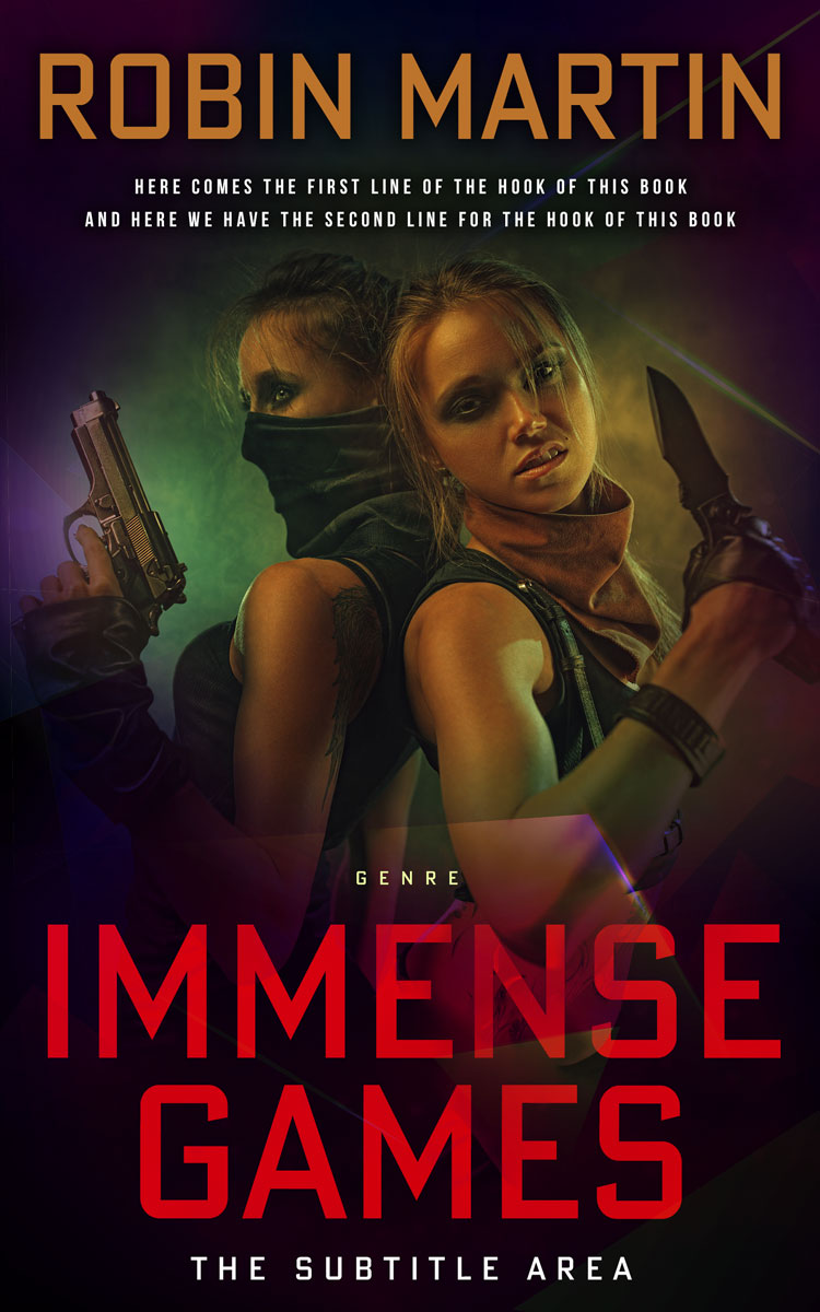 2D view of Premade Mystery & Thriller & Suspense Book Cover - Gondola