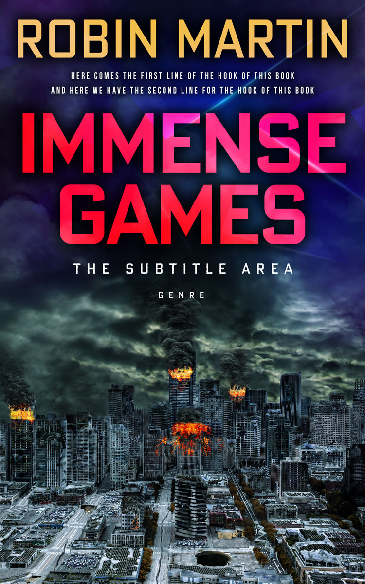 2D view of Premade Apocalyptica Book Cover - Mirage