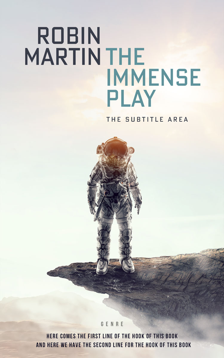 2D view of Premade Science Fiction Book Cover - Cararra