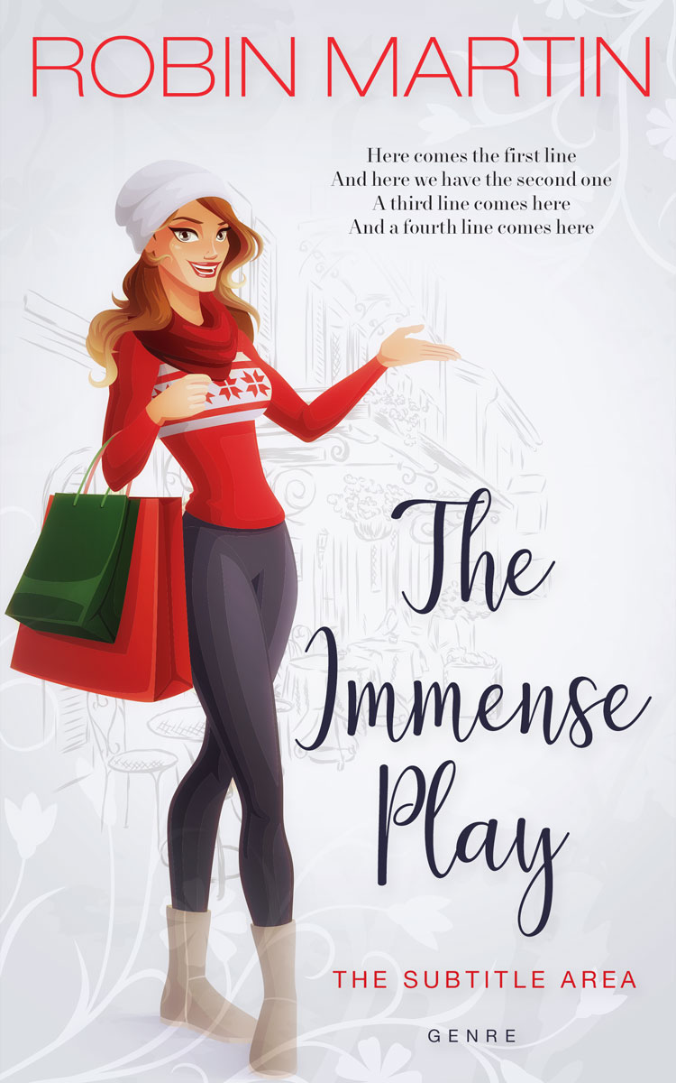 2D view of Premade Chick Lit Book Cover - Mischka