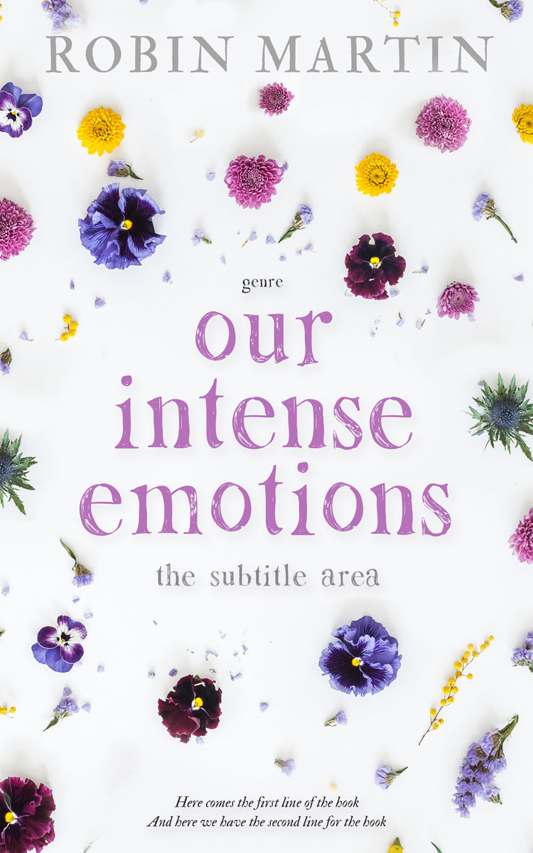 2D view of Premade Poetry Book Cover - Athens Gray