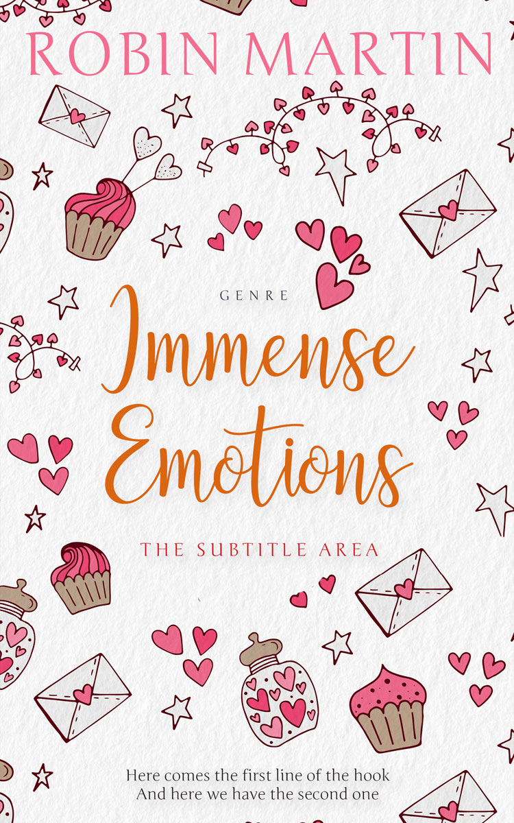 2D view of Premade Romance Book Cover - Concrete