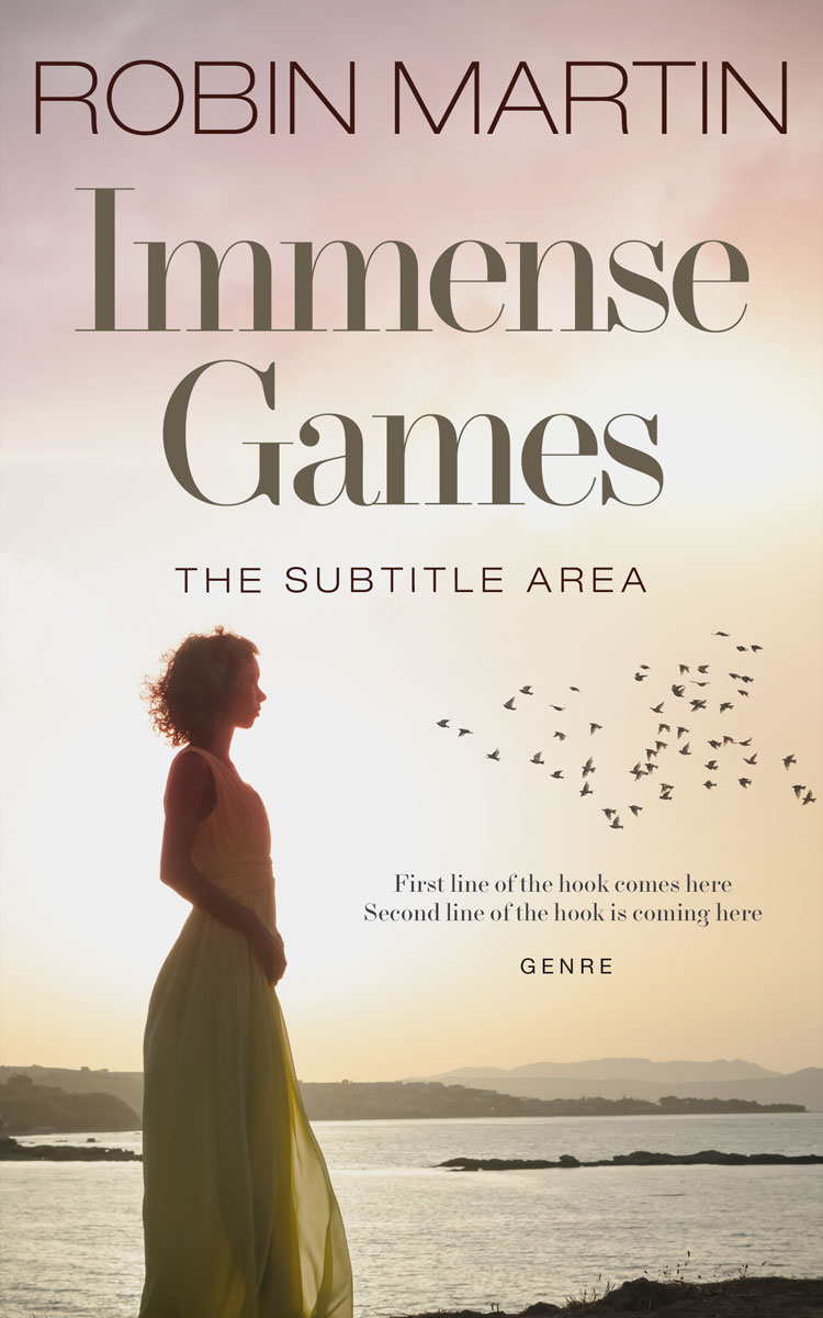 2D view of Premade Romance Book Cover - Pearl Bush