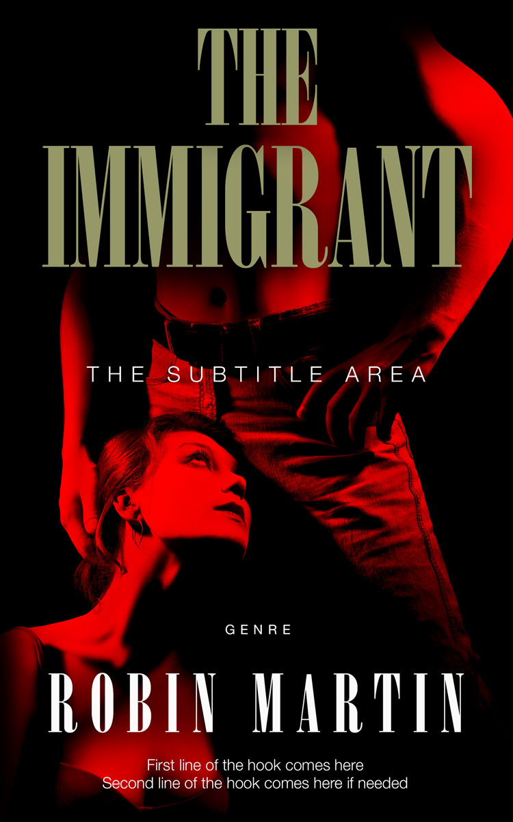 2D view of Premade Erotica Book Cover - Asphalt