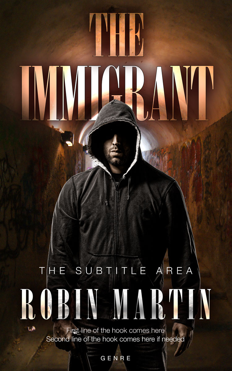 2D view of Premade Mystery & Thriller & Suspense Book Cover - Eternity