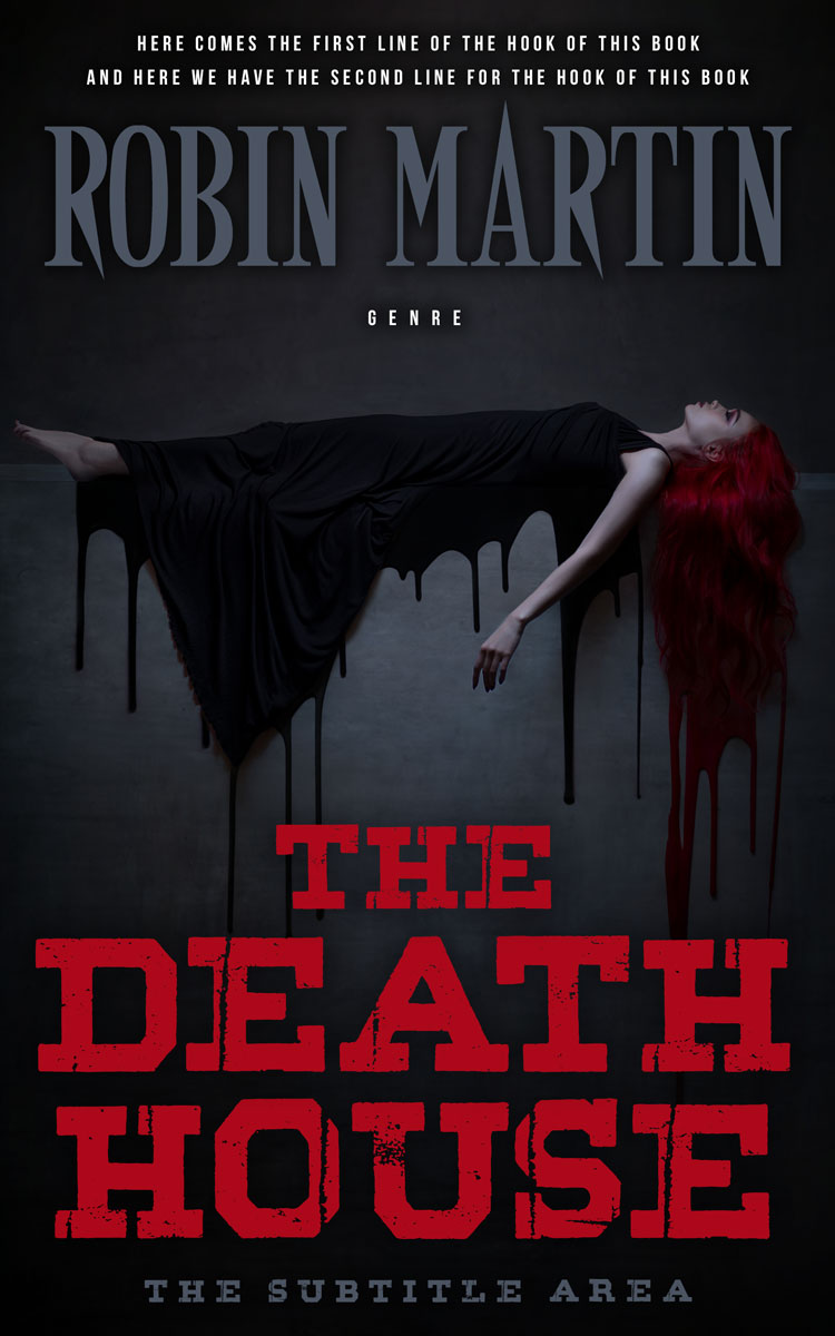 2D view of Premade Horror Book Cover - Woodsmoke