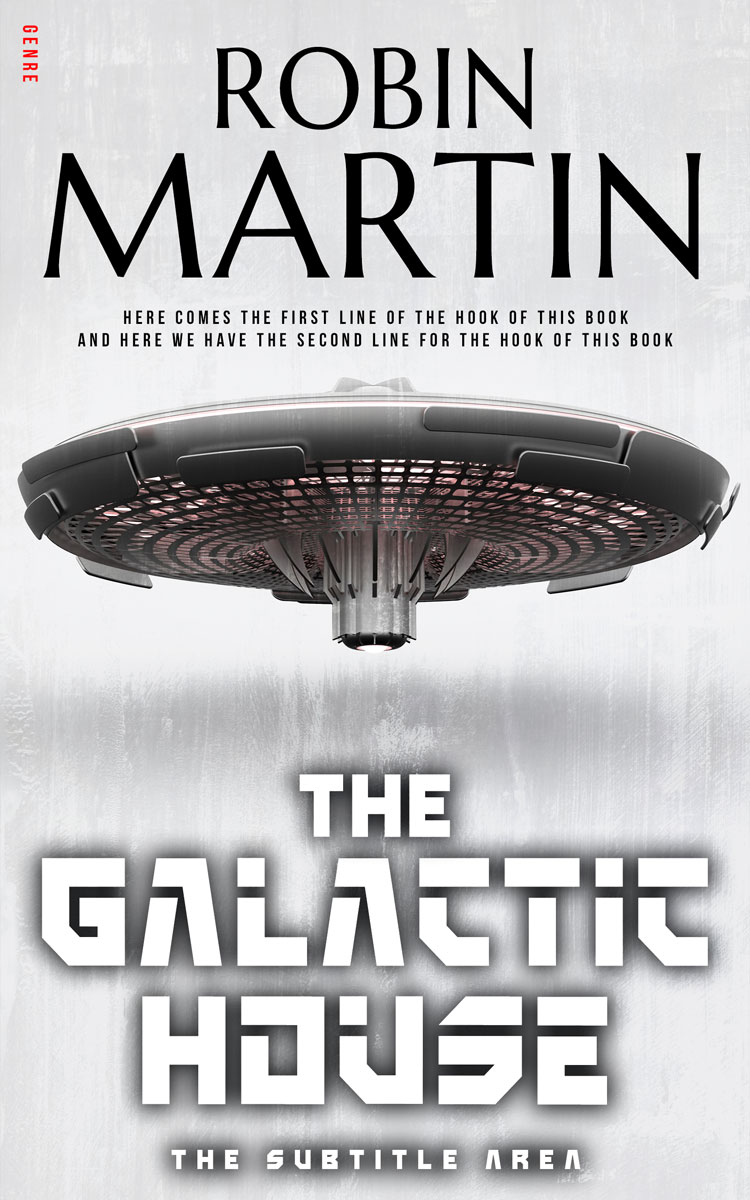 2D view of Premade Science Fiction Book Cover - Iron