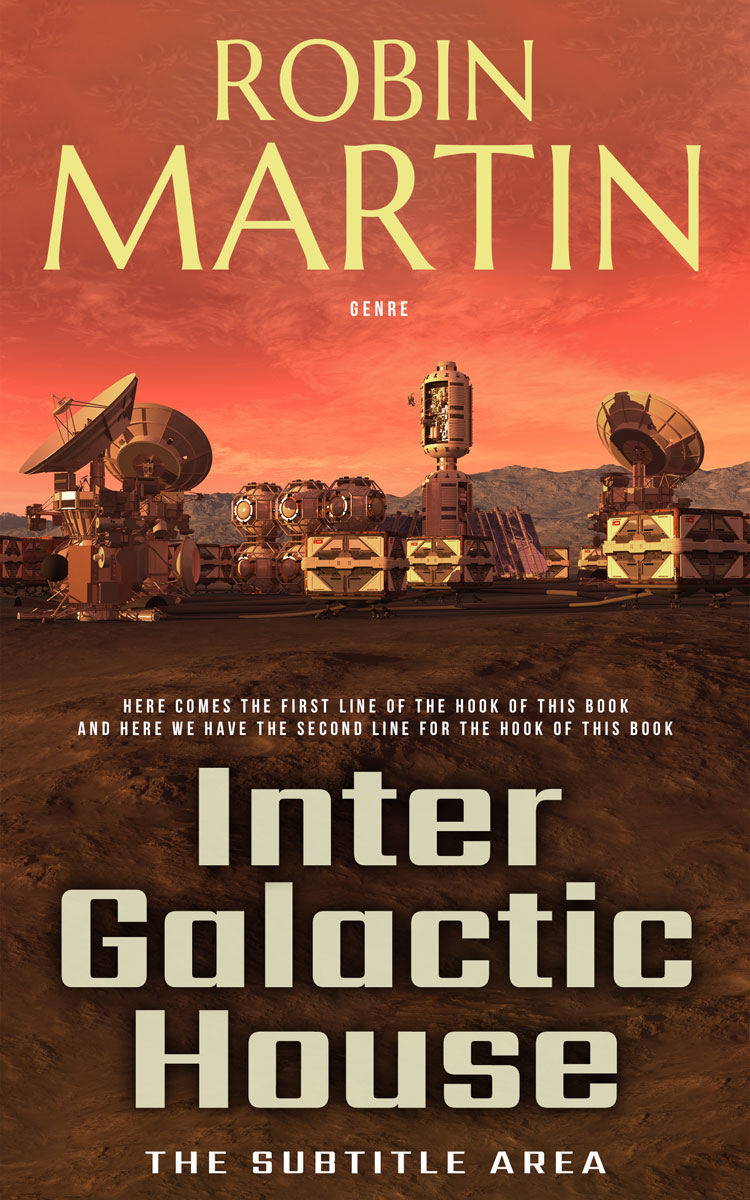 2D view of Premade Science Fiction Book Cover - Crail