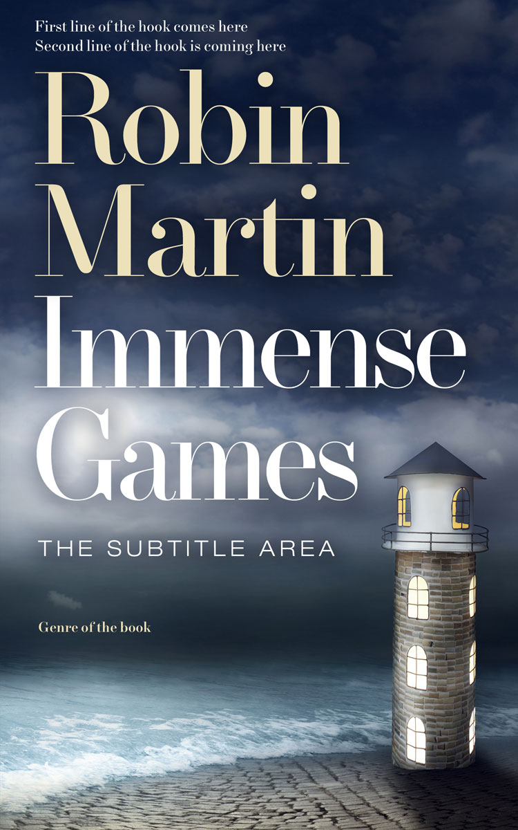 2D view of Premade Fantasy Book Cover - Ebony Clay