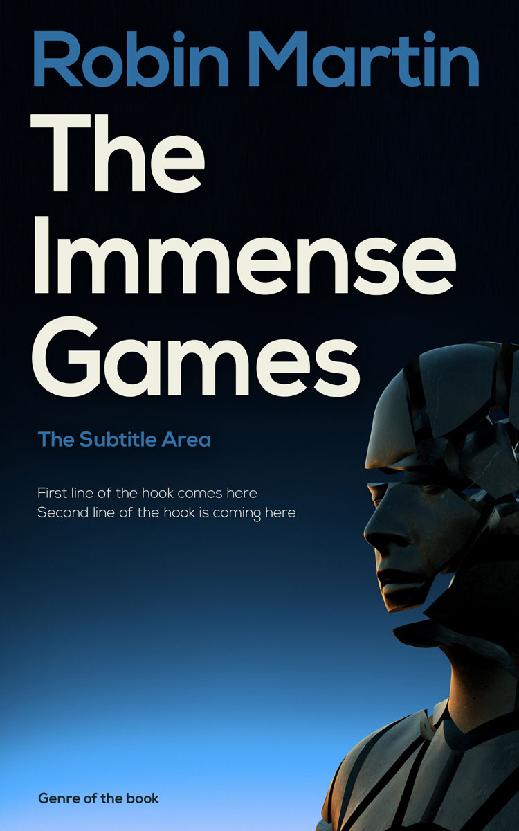 2D view of Firefly #8906 - Premade Abstract Book Cover | BookCoverZone