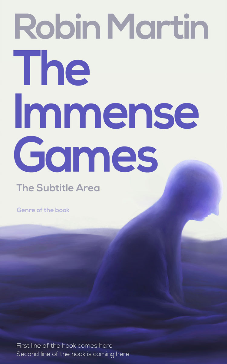 2D view of Premade Self-Improvement & Self-Help Book Cover - Gray Nurse