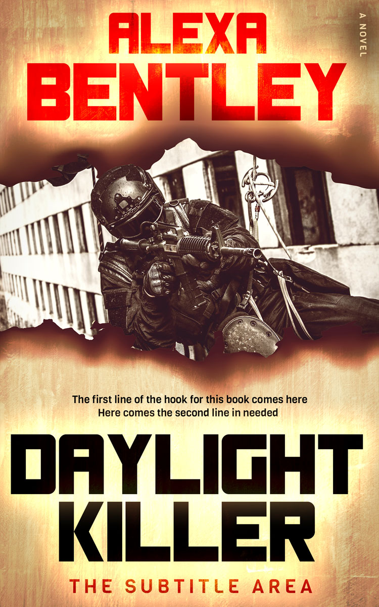 2D view of Premade Mystery & Thriller & Suspense Book Cover - Jon